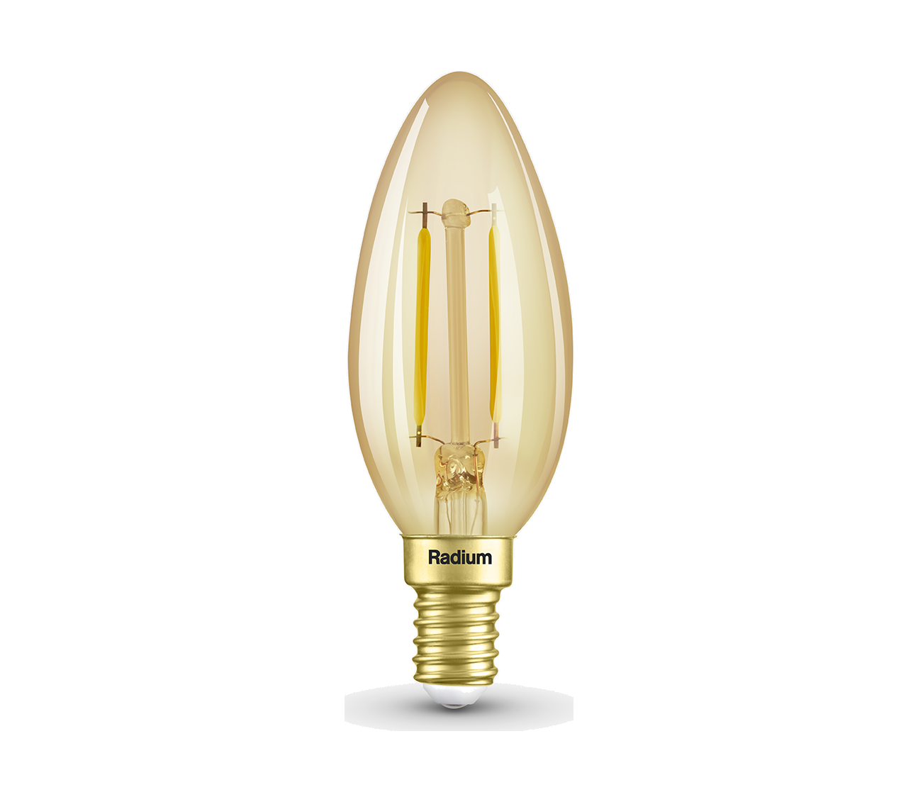 RL-C22 Kerzenlampe 2,5W 2400K gold E14 FIL-220lm nicht dimmbar Ø=35mm L=100mm F-Produktbild